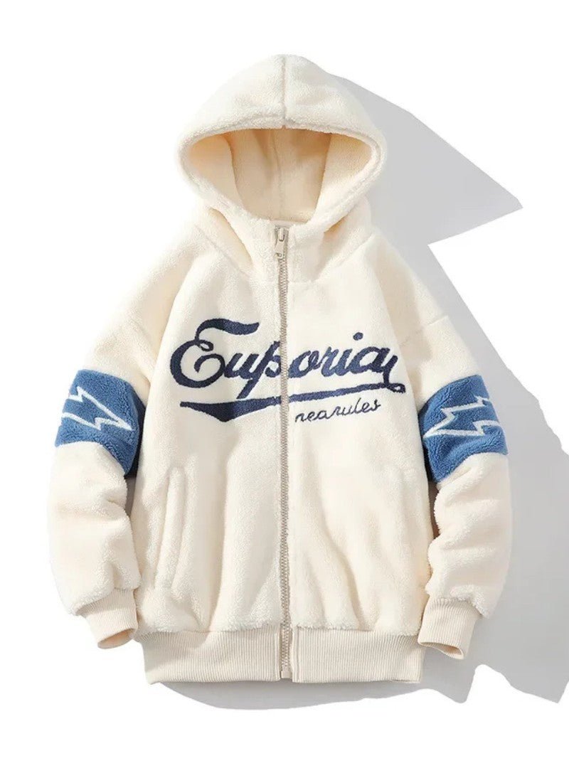 Men’s Fleece Zip - Up Hoodie - Men Cardigan - Wild Eye Vision