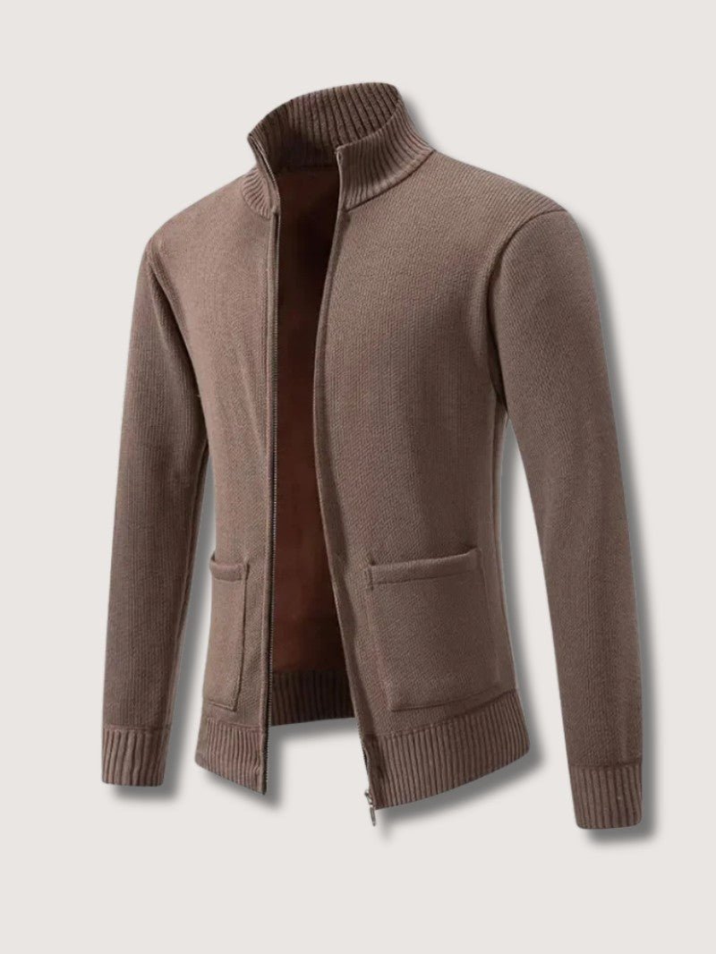 Men’s Full Zip Cotton Cardigan - Men Cardigan - Wild Eye Vision