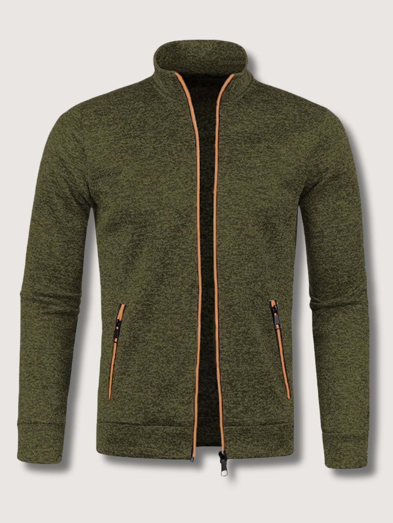 Men’s Full Zip Knit Cardigan - Men Knit Cardigan - Wild Eye Vision