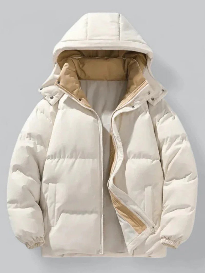 Men’s Hooded Puffer Jacket for Winter - Men's Puffer Jacket - Wild Eye Vision