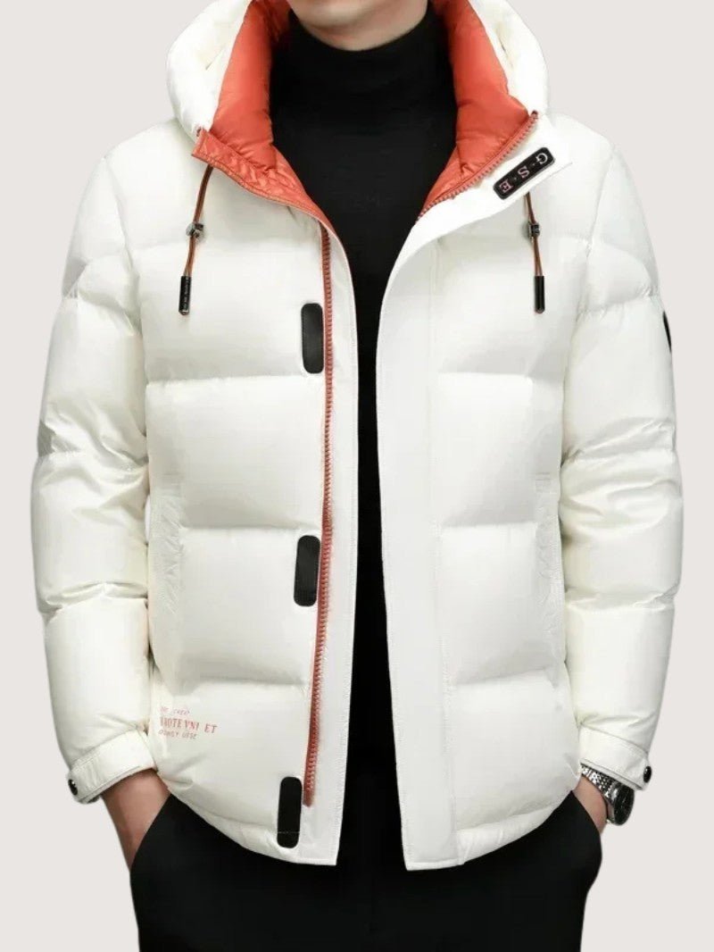 Men's Hooded Puffer Jacket - Men's Winter Jacket - Wild Eye Vision