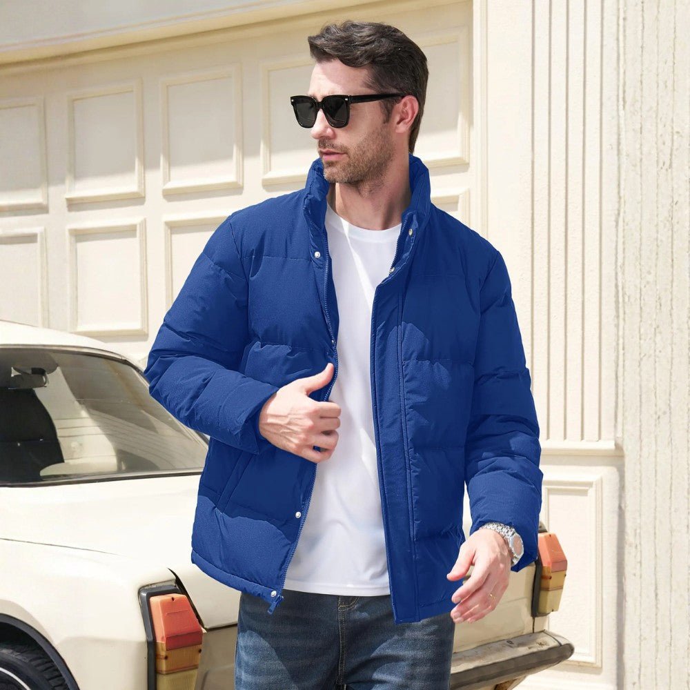 Men’s Insulated Puffer Jacket - Men's Puffer Jacket - Wild Eye Vision