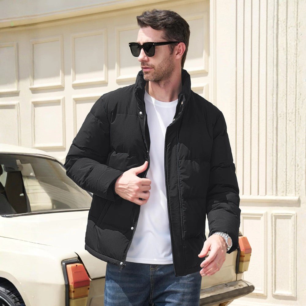 Men’s Insulated Puffer Jacket - Men's Puffer Jacket - Wild Eye Vision