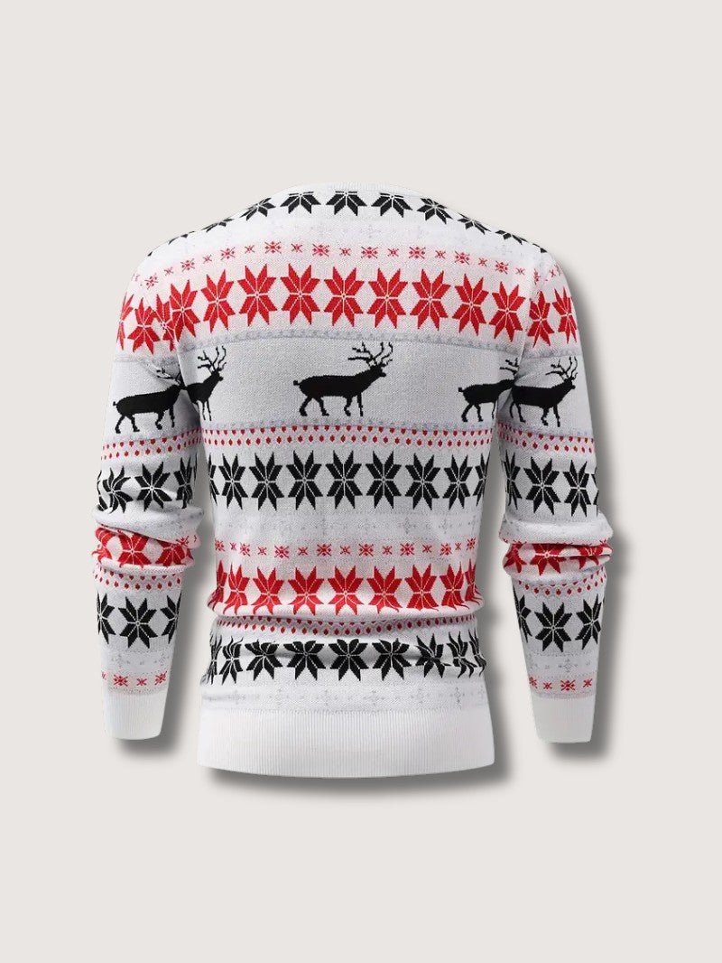 Men’s Knitted Cable Christmas Sweater - Mens Christmas Jumpers - Wild Eye Vision
