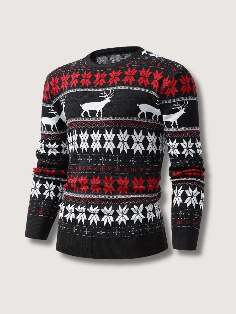 Men’s Knitted Cable Christmas Sweater - Mens Christmas Jumpers - Wild Eye Vision