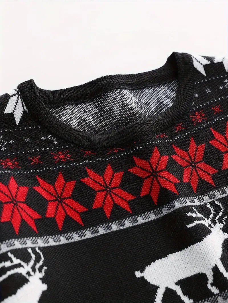 Men’s Knitted Cable Christmas Sweater - Mens Christmas Jumpers - Wild Eye Vision