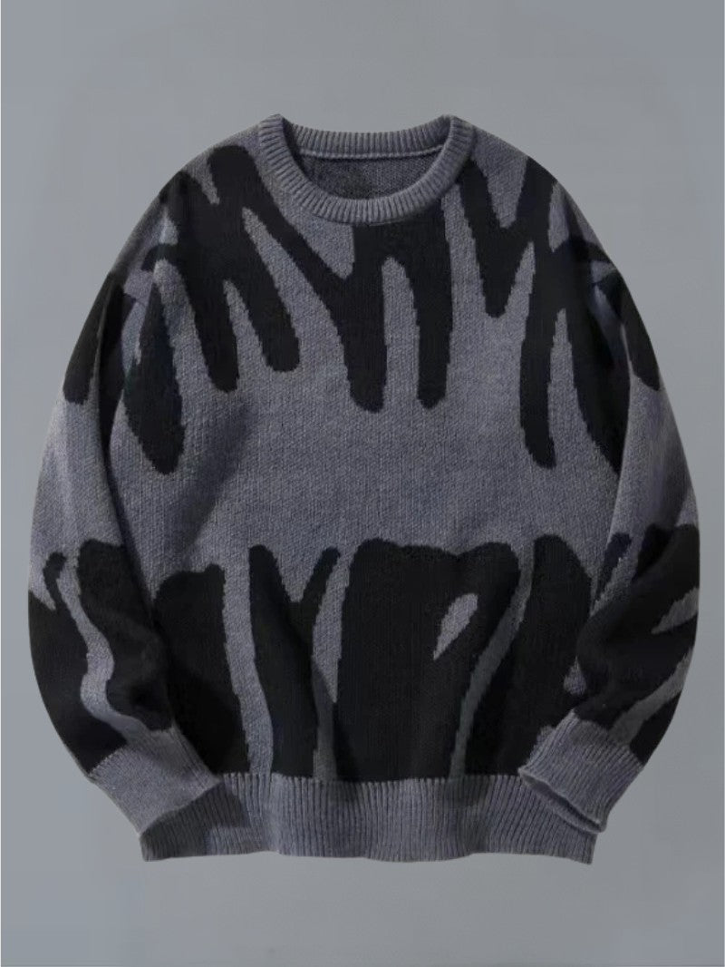 Men’s Modern Knit Pullover - Men Knitted Jumper - Wild Eye Vision