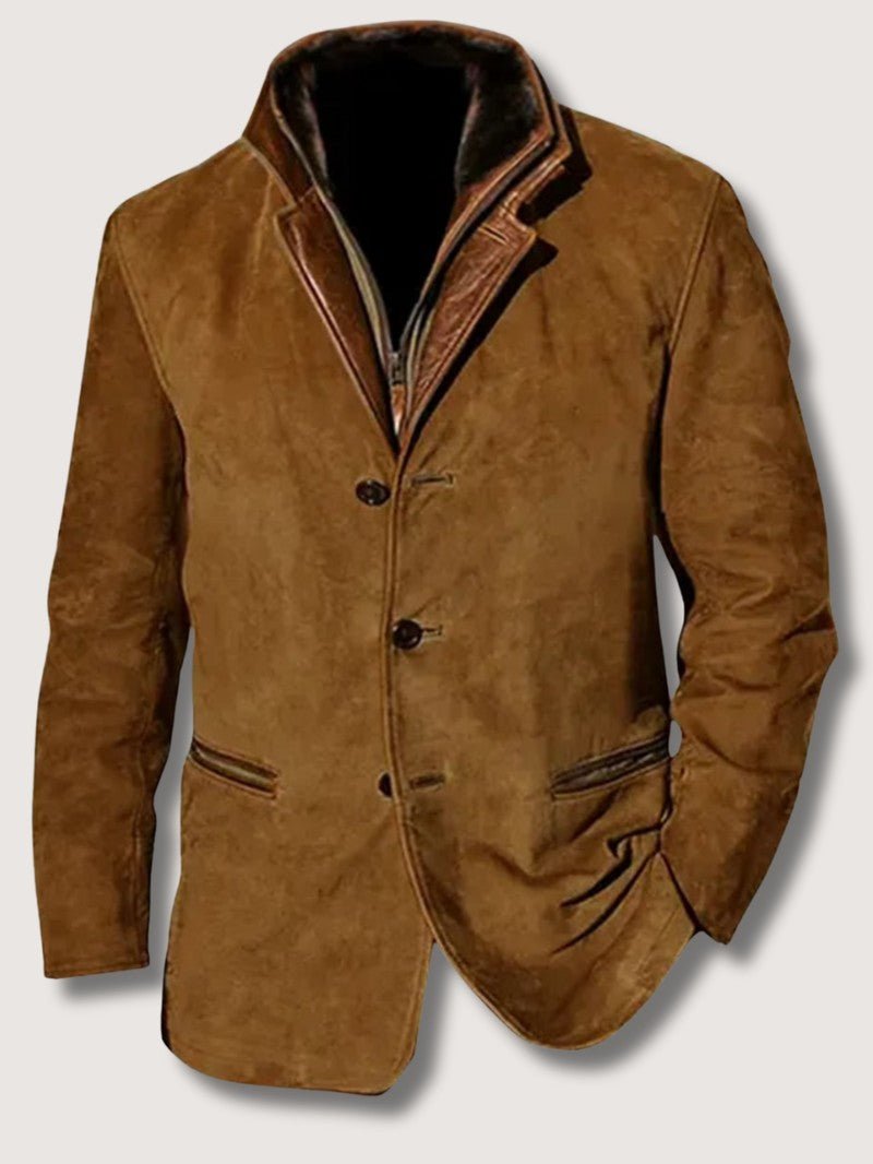Men’s Premium Leather Jacket - Men's Winter Jacket - Wild Eye Vision