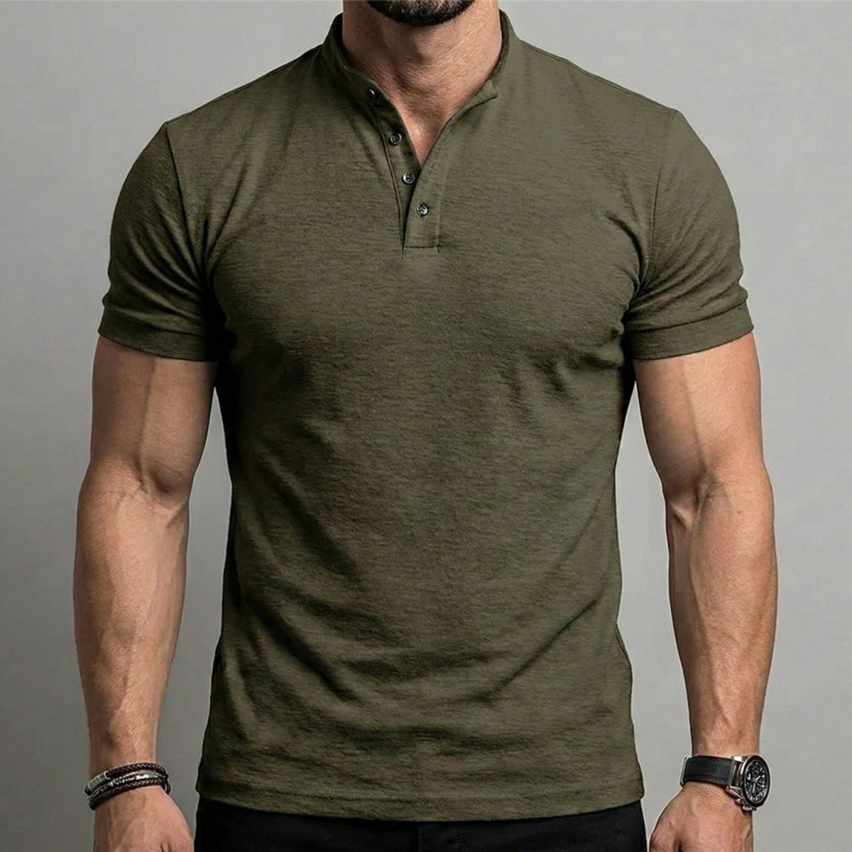 Men's Tailored Muscle Fit Polo Shirt - Polo Shirts - Wild Eye Vision