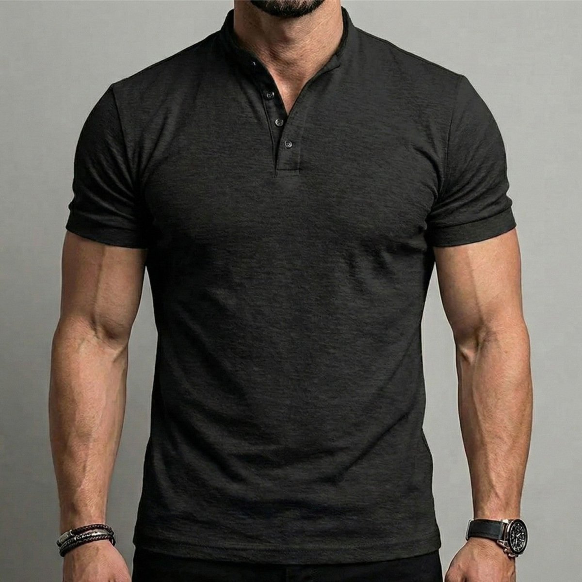 Men's Tailored Muscle Fit Polo Shirt - Polo Shirts - Wild Eye Vision