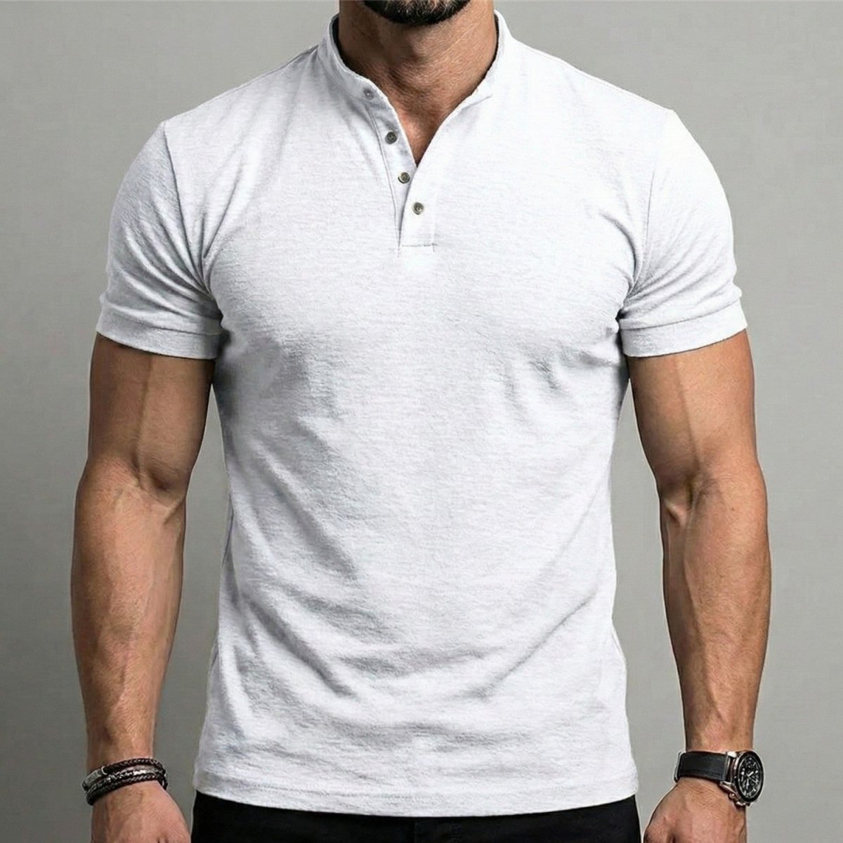 Men's Tailored Muscle Fit Polo Shirt - Polo Shirts - Wild Eye Vision