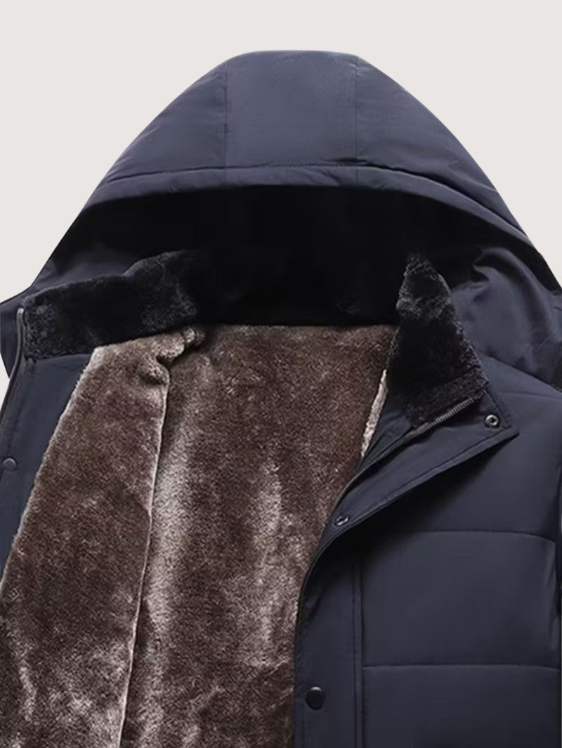 Men’s Thick Padded Winter Jacket - Men's Winter Jacket - Wild Eye Vision