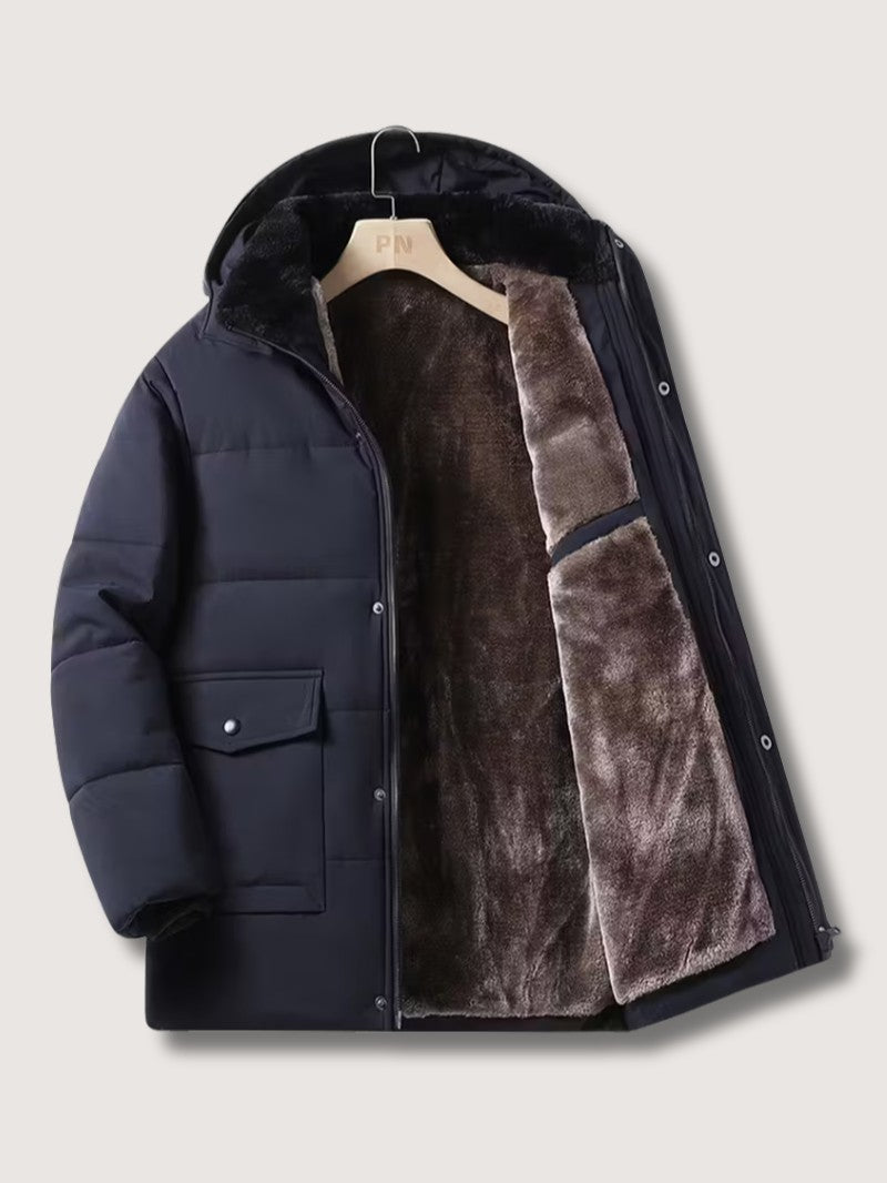 Men’s Thick Padded Winter Jacket - Men's Winter Jacket - Wild Eye Vision