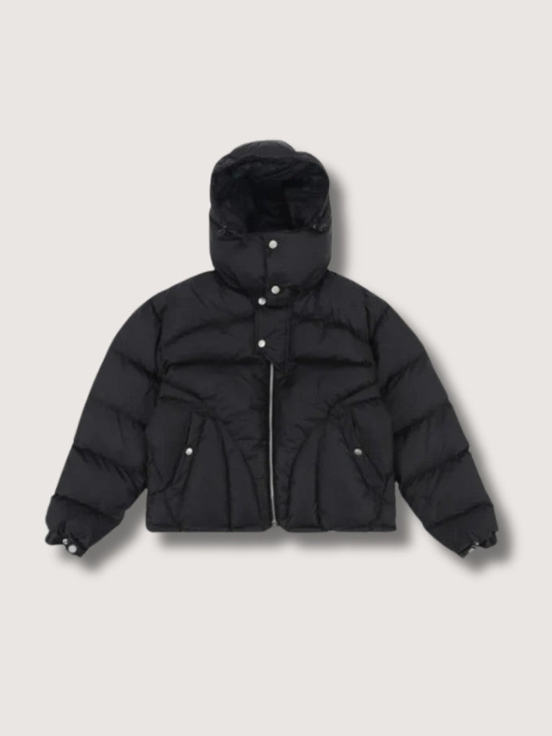 Men’s Winter Puffer Parka Hooded Jacket - Men's Puffer Jacket - Wild Eye Vision