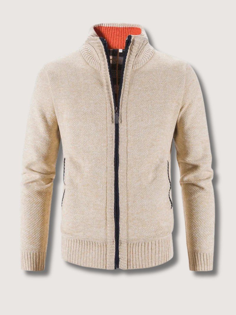 Men’s Winter Zip Cardigan - Men Cardigan - Wild Eye Vision