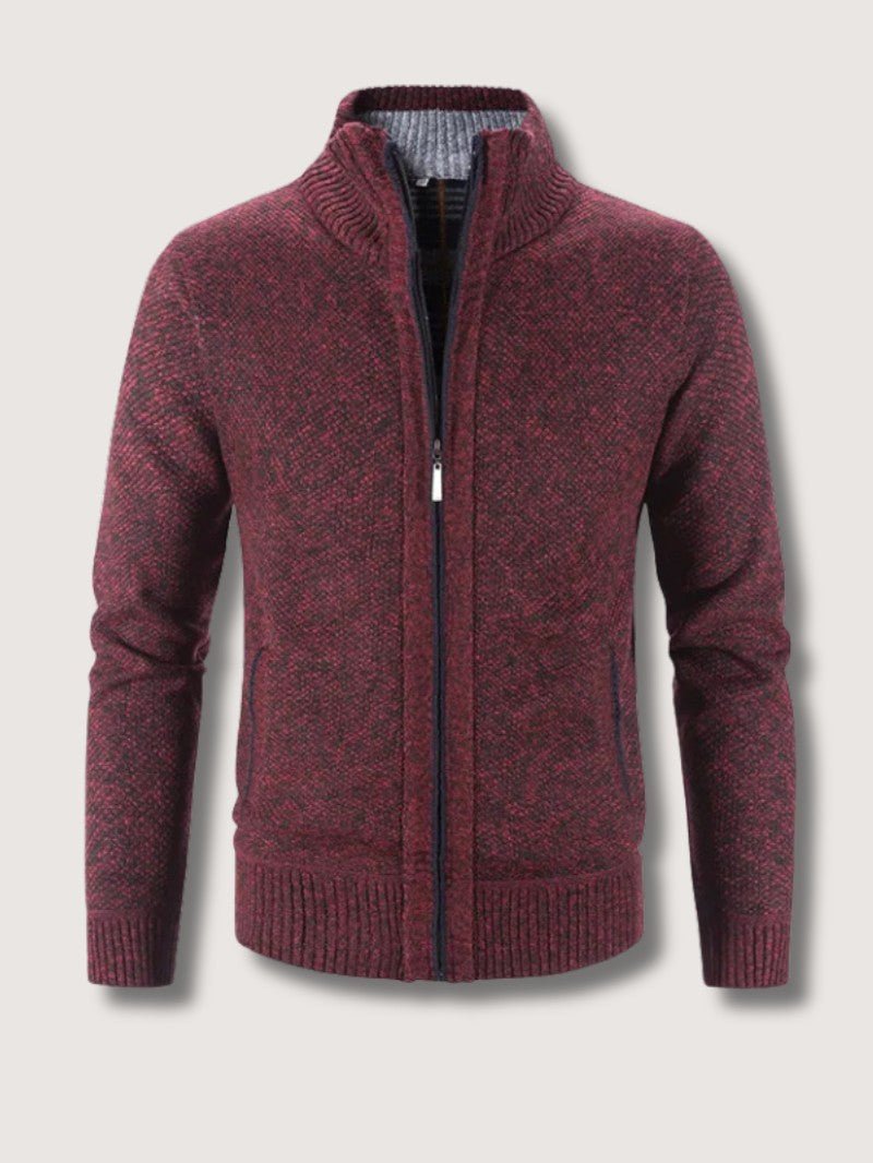 Men’s Winter Zip Cardigan - Men Cardigan - Wild Eye Vision