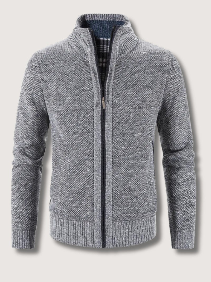 Men’s Winter Zip Cardigan - Men Cardigan - Wild Eye Vision
