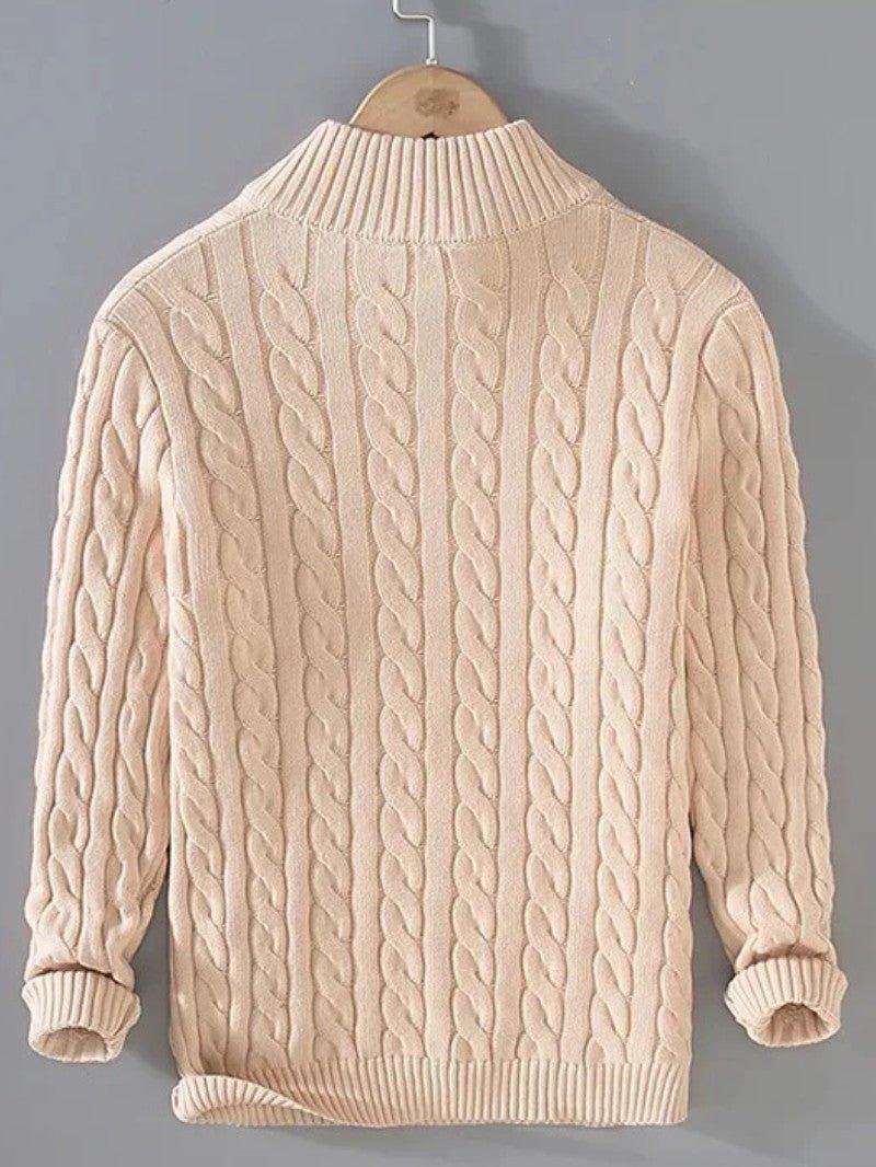 Men’s Wool Knit Sweater - Men Knitted Jumper - Wild Eye Vision