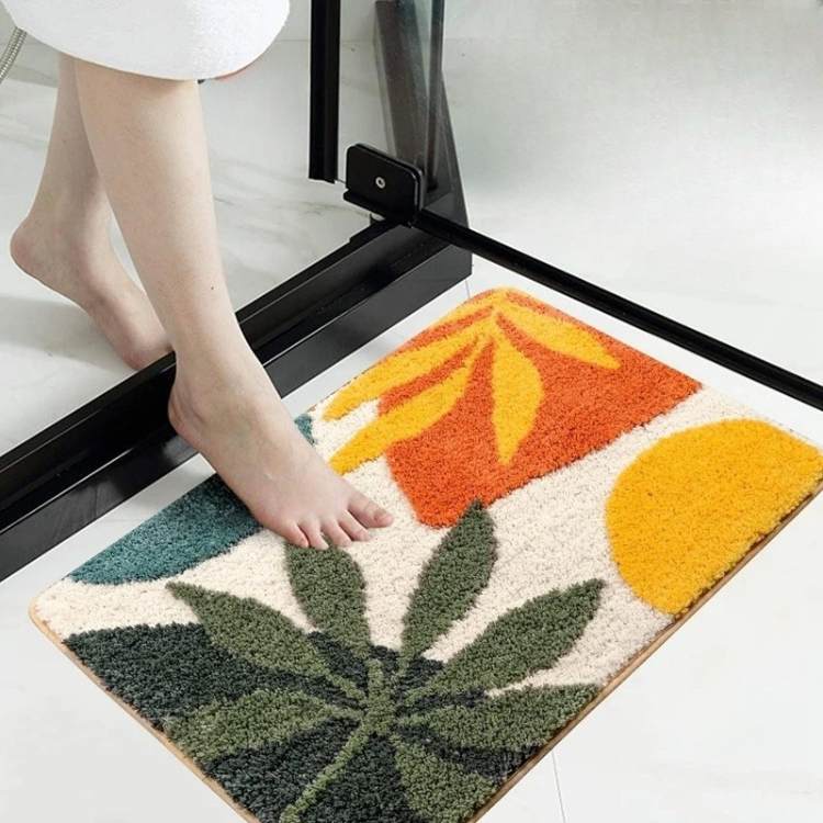 NatureTouch Floral Bath Rug - Bath Rug - Wild Eye Vision