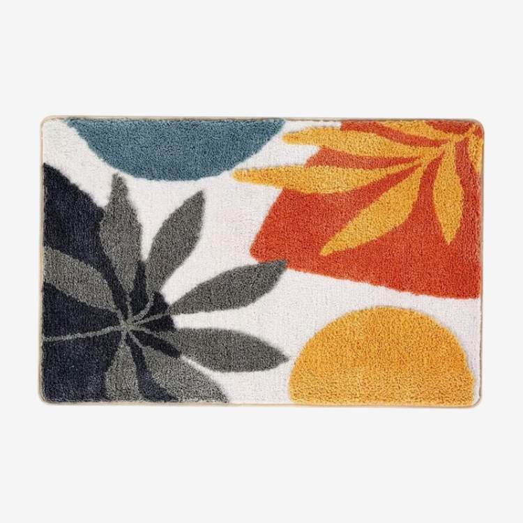 NatureTouch Floral Bath Rug - Bath Rug - Wild Eye Vision