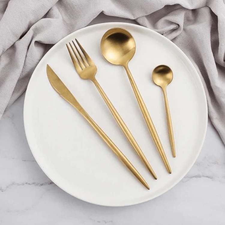 NovaChrome Modern Dinnerware 24 - Piece Set - Dinnerware - Wild Eye Vision