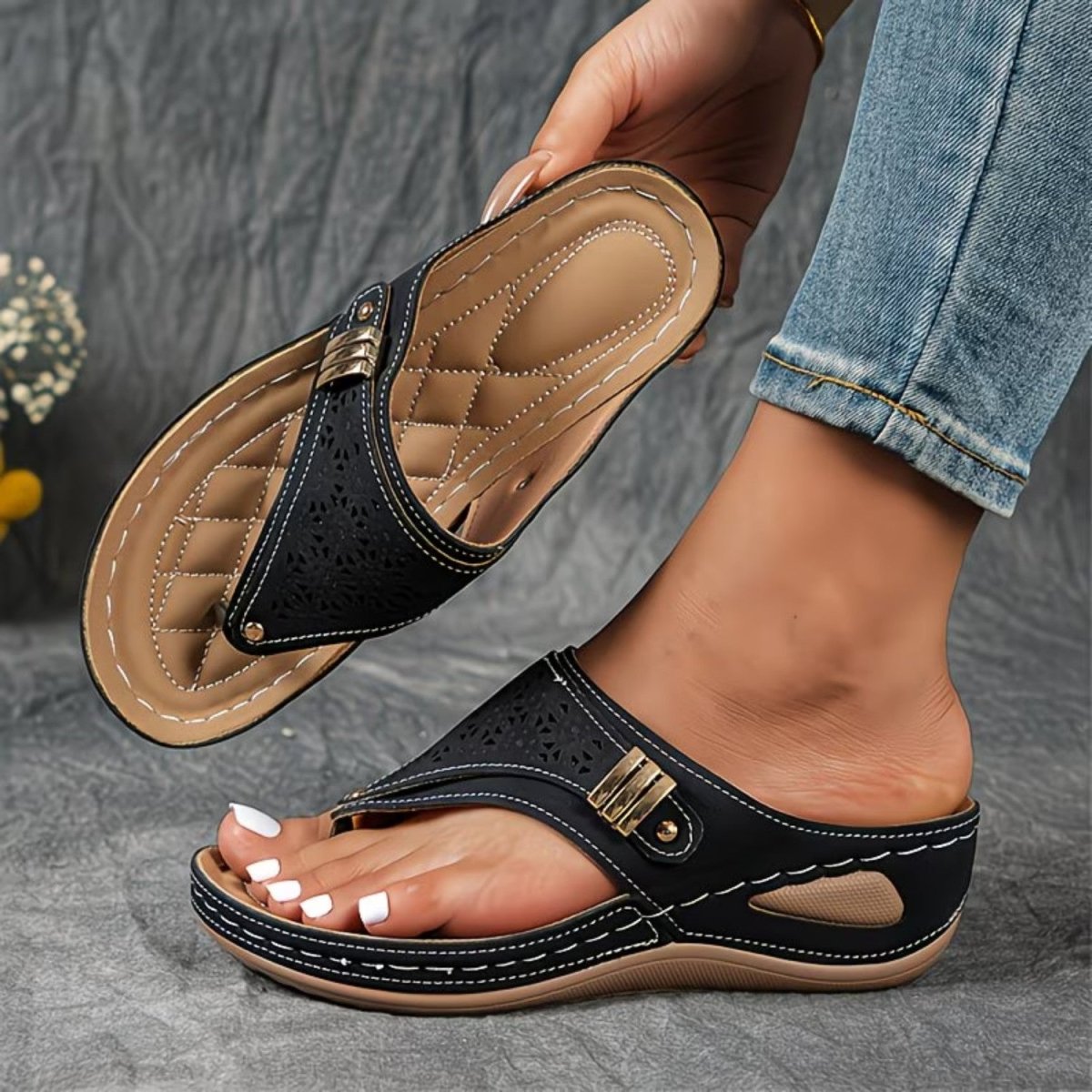 Orthopedic Wedge Comfort Sandals - Sandals - Wild Eye Vision