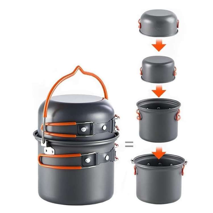 Portable Camping Cooking Set - Camping Cooking Set - Wild Eye Vision