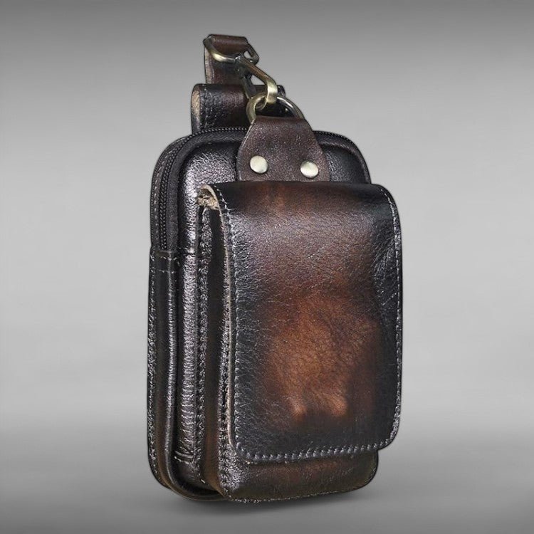 Premium Leather Belt Bag for Men - Belt Bag for Men - Wild Eye Vision