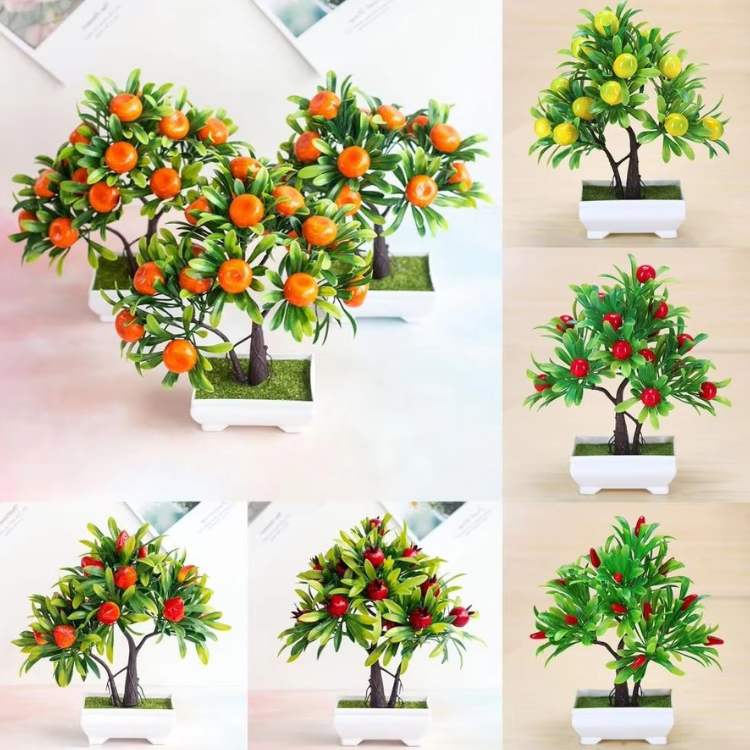 PureTropic Artificial Faux Fruit Tree - Artificial Plant - Wild Eye Vision