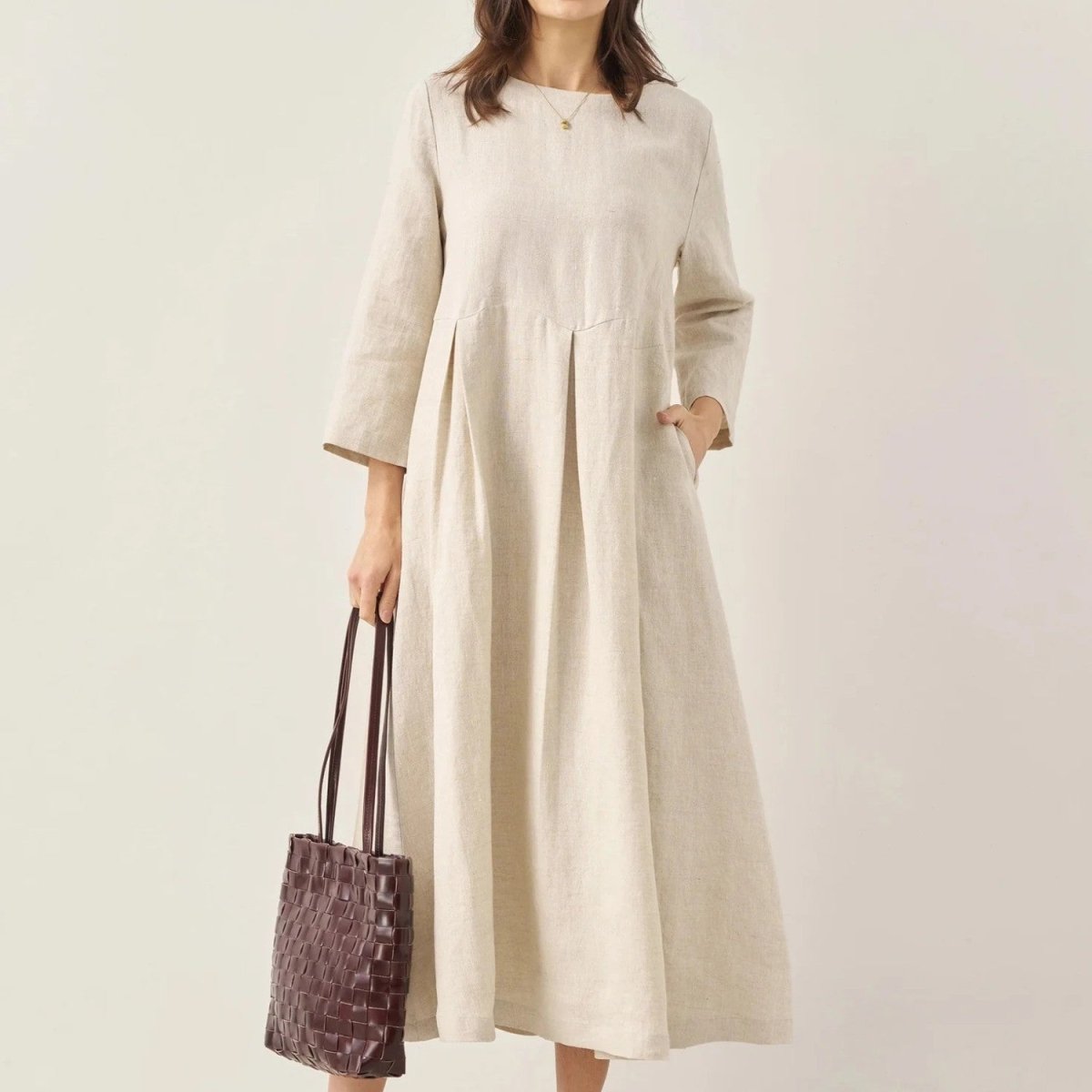 Relaxed Cotton Maxi Dress - Maxi Dress - Wild Eye Vision