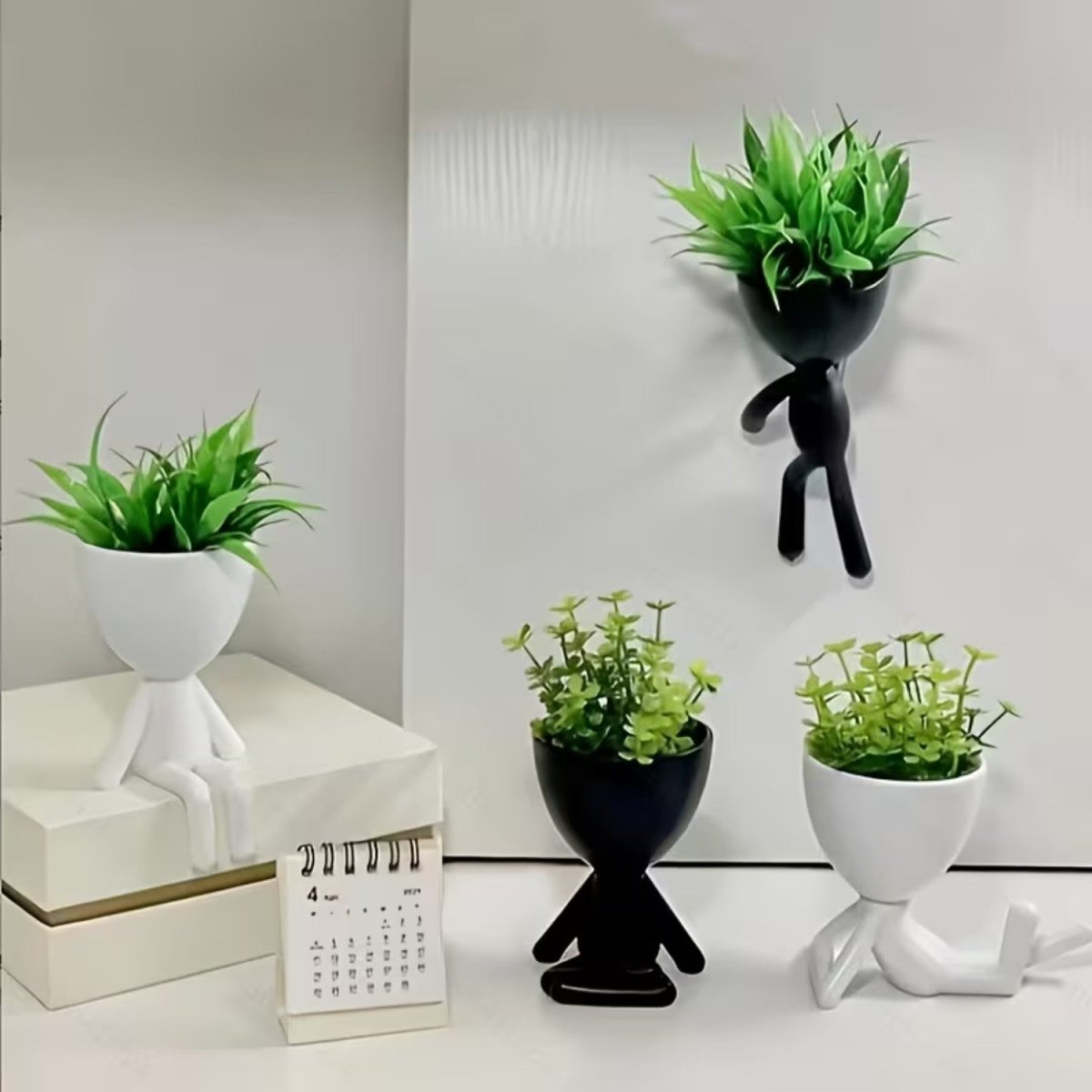 Resin Figure Plant Pot with Unique Design - Flowerpot - Wild Eye Vision