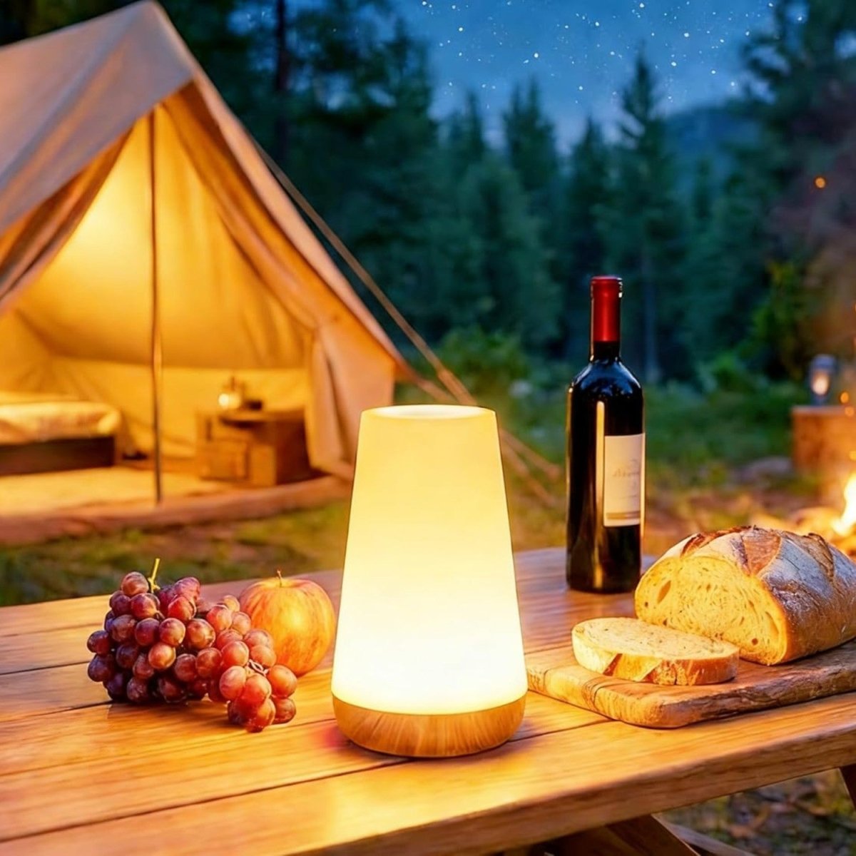 RGB Touch Table Lamp Light - Bedside Lamp - Wild Eye Vision
