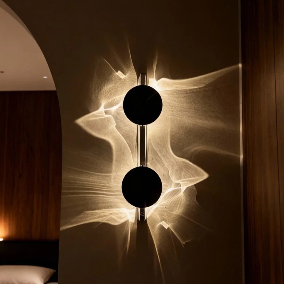 Sculptural Halo Glow Wall Light - Wall Light - Wild Eye Vision