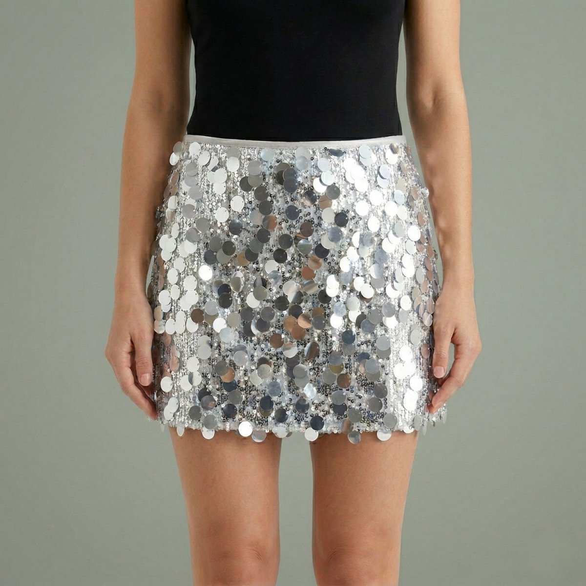 Sequin Sparkle Mini Skirt - Skirt - Wild Eye Vision