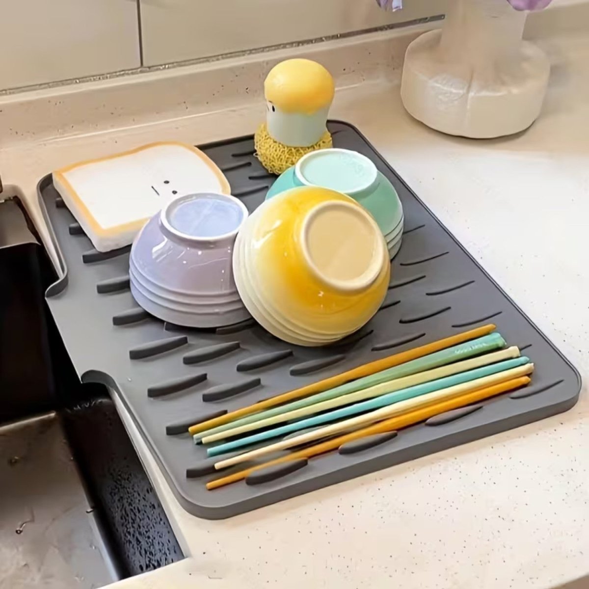 Silicone Draining Mat for Quick Drying - Draining Mat - Wild Eye Vision