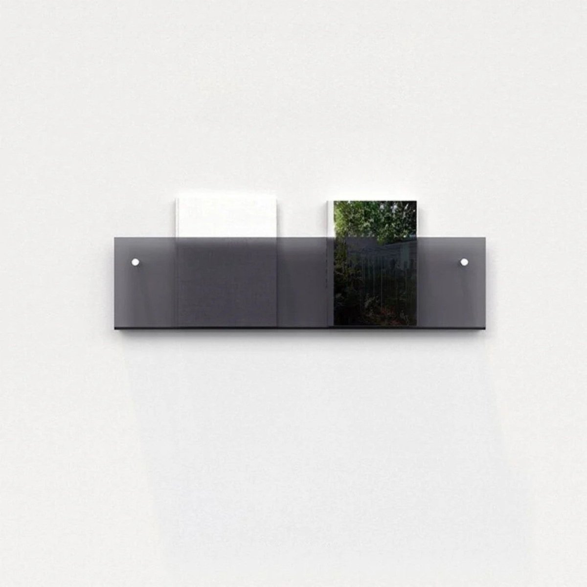 Sleek Clear Acrylic Magazine Wall Shelf - Wall Shelf - Wild Eye Vision