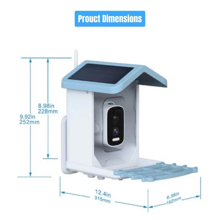 Smart Solar Camera Bird Feeder - Bird Feeder - Wild Eye Vision