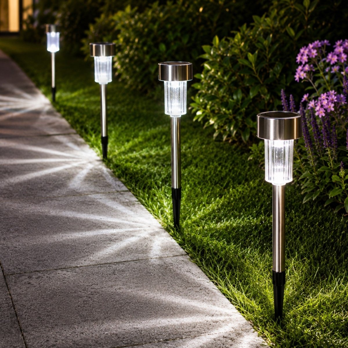 Solar LED Garden Path Lights - Garden Lights Outdoor - Wild Eye Vision