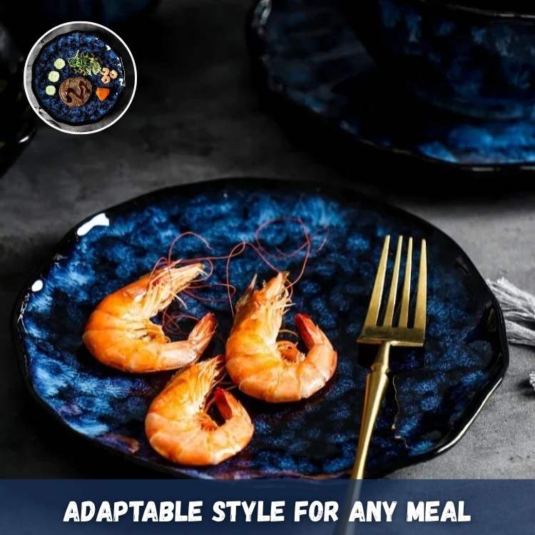 StellarBlue 10 - Piece Dinner Set - Dinner Set - Wild Eye Vision