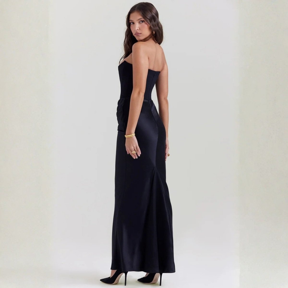 Strapless Corset Maxi Dress - Maxi Dress - Wild Eye Vision