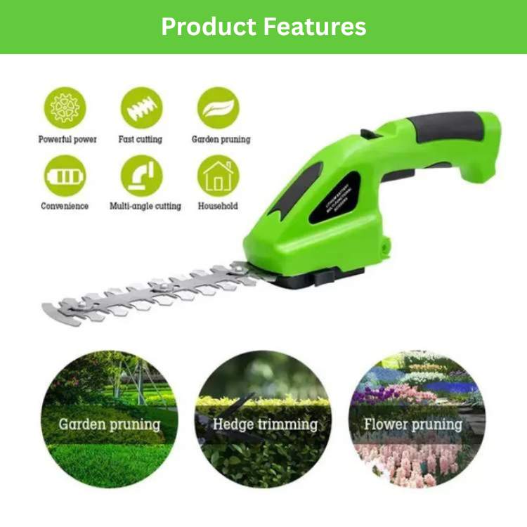 SwiftCut 2 - in - 1 Hedge Trimmer - Hedge Trimmer - Wild Eye Vision