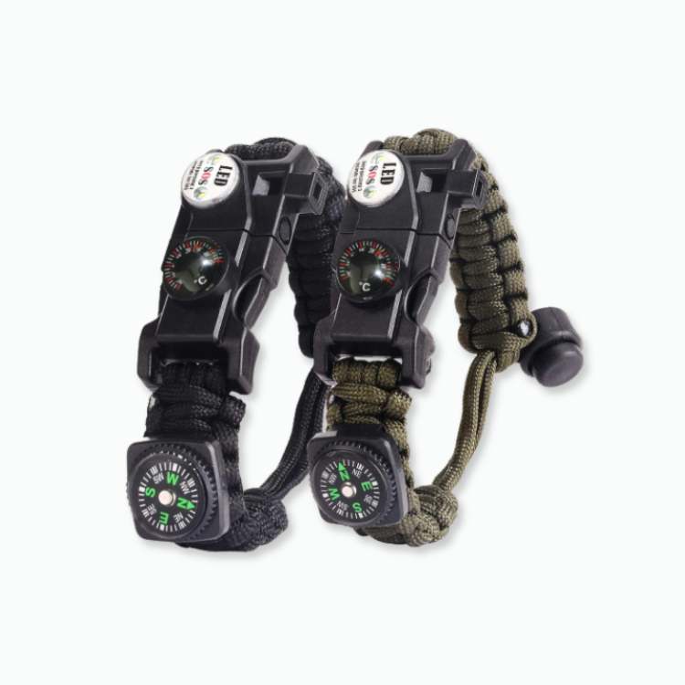Tactical 8 - in - 1 Survival Paracord Bracelet - Paracord Bracelet - Wild Eye Vision