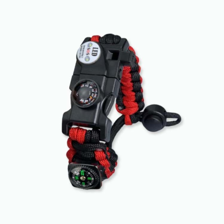 Tactical 8 - in - 1 Survival Paracord Bracelet - Paracord Bracelet - Wild Eye Vision