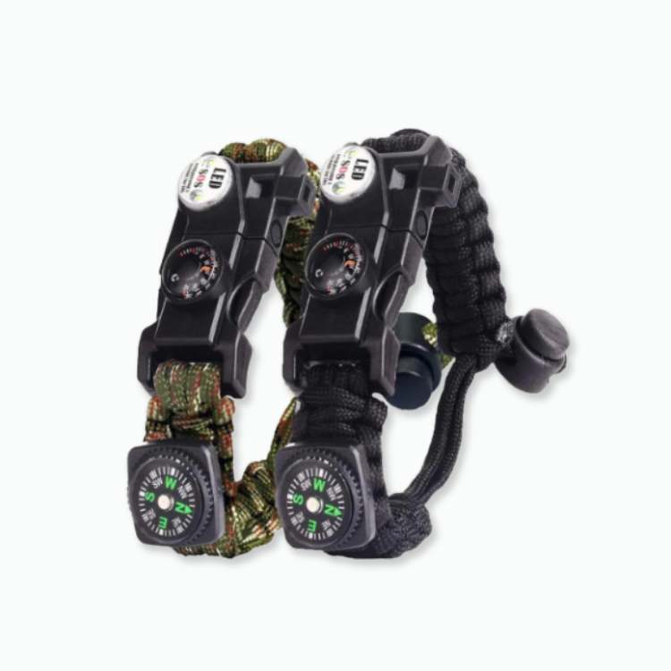 Tactical 8 - in - 1 Survival Paracord Bracelet - Paracord Bracelet - Wild Eye Vision
