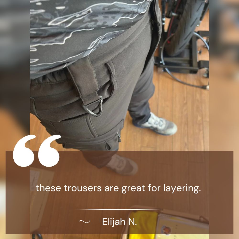 Thermal Waterproof Outdoor Trousers - Fleece Lined Trousers - Wild Eye Vision