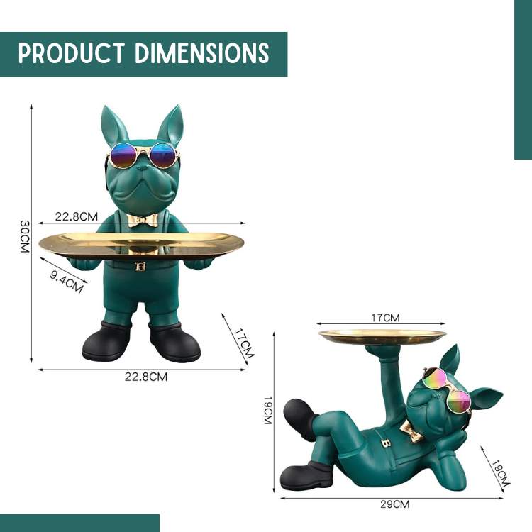 UrbanPaw French Bulldog Statue - Bulldog Statue - Wild Eye Vision