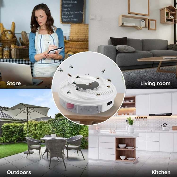 USB - Powered Silent Fly Trap - Fly Trap - Wild Eye Vision