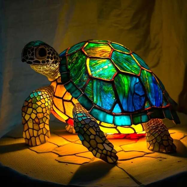 Vintage Turtle Table Lamp - Table Lamp - Wild Eye Vision