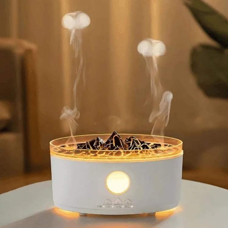 Volcanic Mist Double Ring Oil Diffuser - Essential Oil Diffusers - Wild Eye Vision