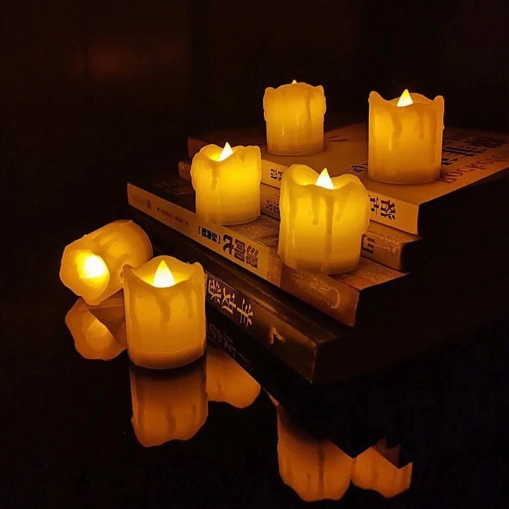 Warm Glow Flameless Tea Light Set - LED Candles - Wild Eye Vision
